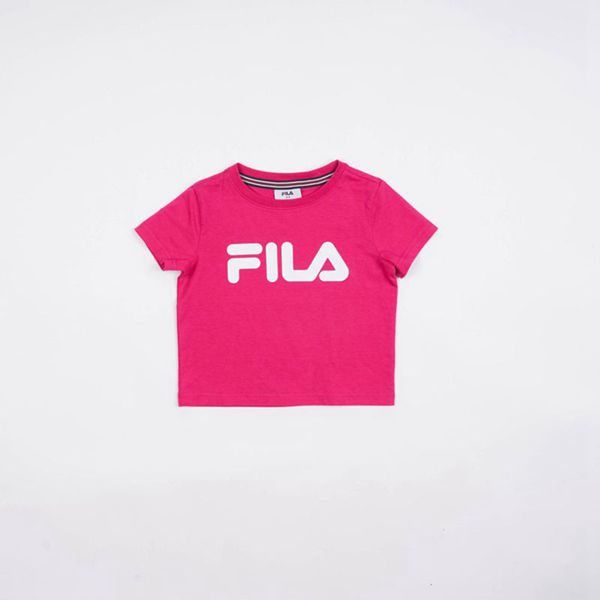 Fila Jordan Crop Girl's T-Shirts - Purple,NZ 29-6385